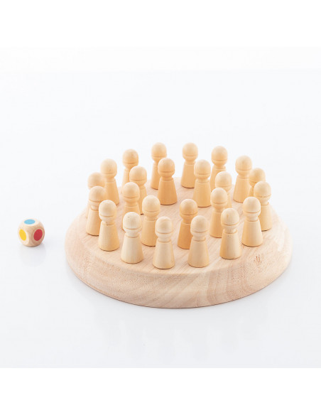 Wooden Memory Chess Taeda InnovaGoods 26 Pieces