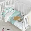 Duvet cover set HappyFriday Happynois Skymo Day Multicolour Baby Crib 2 Pieces
