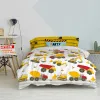 Antklodės užvalkalų rinkinys HappyFriday Mr Fox Machinery  Spalvotas Lova 105 2 Dalys