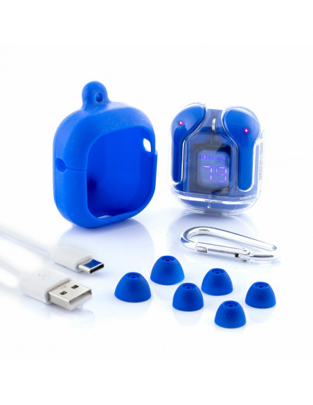 Wireless Earphones with Charging Case Blue InnovaGoods