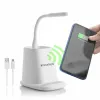 5-in-1 Wireless Charger with Organiser-Stand and USB LED Lamp DesKing InnovaGoods