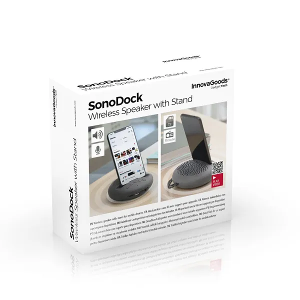 Wireless Speaker with Holder for Devices Sonodock InnovaGoods