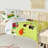 Pussilakanasetti HappyFriday Mr Fox Piggys  Monivärinen Vauvan kehto 2 Kappaletta