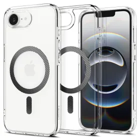 Spigen Ultra Hybrid Mag MagSafe - Case for iPhone 17e / 16e (Carbon Fiber)