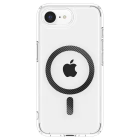 Spigen Ultra Hybrid Mag MagSafe - Case for iPhone 17e / 16e (Carbon Fiber)