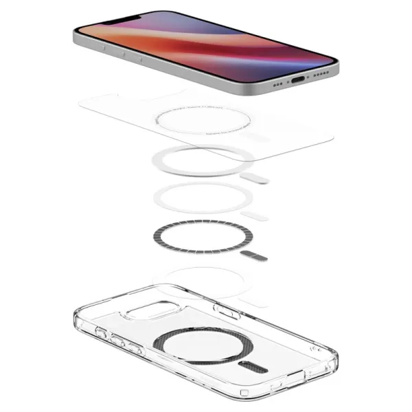 Spigen Ultra Hybrid Mag MagSafe - Case for iPhone 17e / 16e (Carbon Fiber)