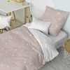Комплект чехлов для одеяла HappyFriday Basic Kids Розовый 80 кровать 2 Предметы