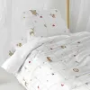 Antklodės užvalkalų rinkinys HappyFriday Mini Woods animals Spalvotas Lova 80 2 Dalys