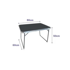 Folding Table Marbueno Grey 80 x 60 x 50 cm
