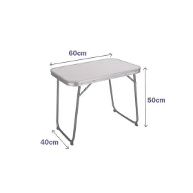Folding Table Marbueno White 60 x 40 x 50 cm