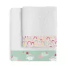 Towel set HappyFriday Moshi Moshi Hola Multicolour 2 Pieces
