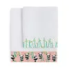 Towel set HappyFriday Moshi Moshi Panda Garden Pink 2 Pieces