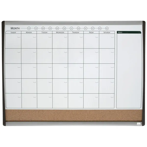 Magnetic board Nobo White Monthly planner