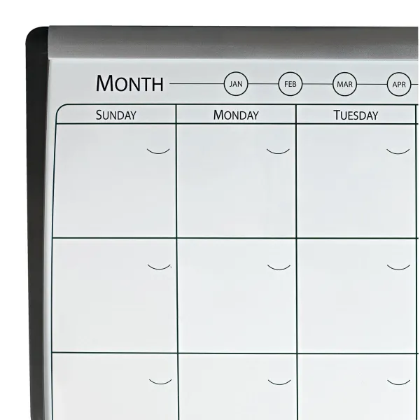 Magnetic board Nobo White Monthly planner