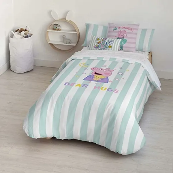 Pussilakana Peppa Pig Bear Hugs Monivärinen 175 Langat 140 x 200 cm