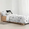 Nordic cover Looney Tunes Looney B&W White black 175 Threads 200 x 200 cm