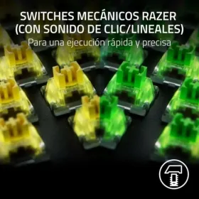Näppäimistö Razer BlackWidow V4 X Yellow Switch Musta