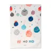 Keittiöliina HappyFriday Xmas Ho Ho Ho Monivärinen 70 x 50 cm (2 osaa)