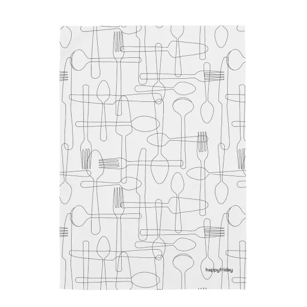 Virtuvės šluostė HappyFriday Cutlery Spalvotas 70 x 50 cm (2 vnt.)