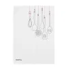 Кухонное полотенце HappyFriday Cutlery Разноцветный 70 x 50 cm (2 штук)