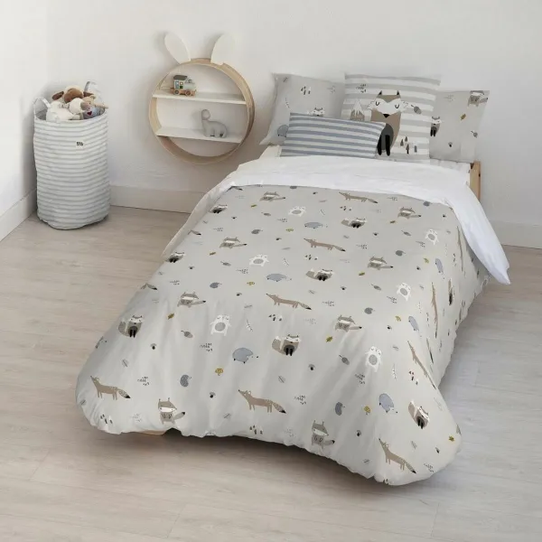 Šiaurės šalių viršelis Kids&Cotton Kenai Small Rusvai gelsva 180 x 220 cm