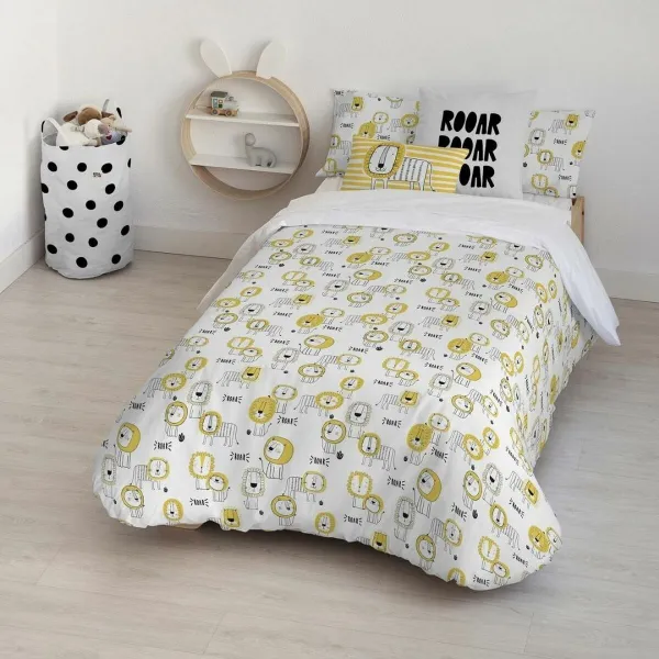 Nordic cover Kids&Cotton Dakari Small White Black 180 x 220 cm