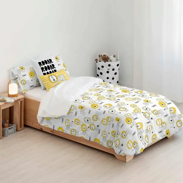 Ziemeļu pārvalks Kids&Cotton Dakari Small Balts Melns 180 x 220 cm