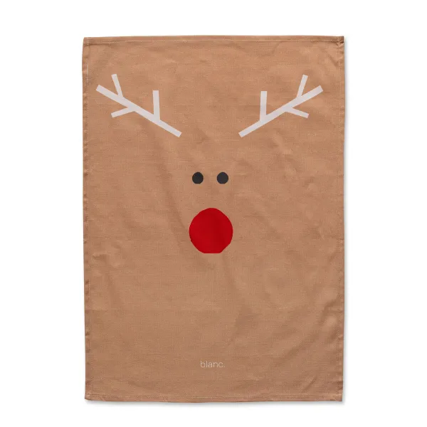 Кухонное полотенце HappyFriday Xmas Snowmates Разноцветный 70 x 50 cm (2 штук)