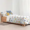 Pussilakana Kids&Cotton Malu Small Sininen Valkoinen 180 x 220 cm