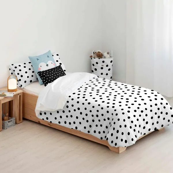 Tekikott Kids&Cotton Kibo Valge Must 180 x 220 cm