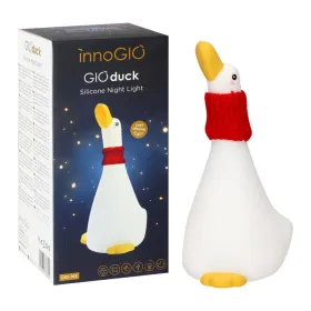 Night light Innogio 145 GIODUCK White Silicone