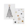 Virtuves Dvielis HappyFriday Xmas Gold Daudzkrāsains 70 x 50 cm (2 gb.)