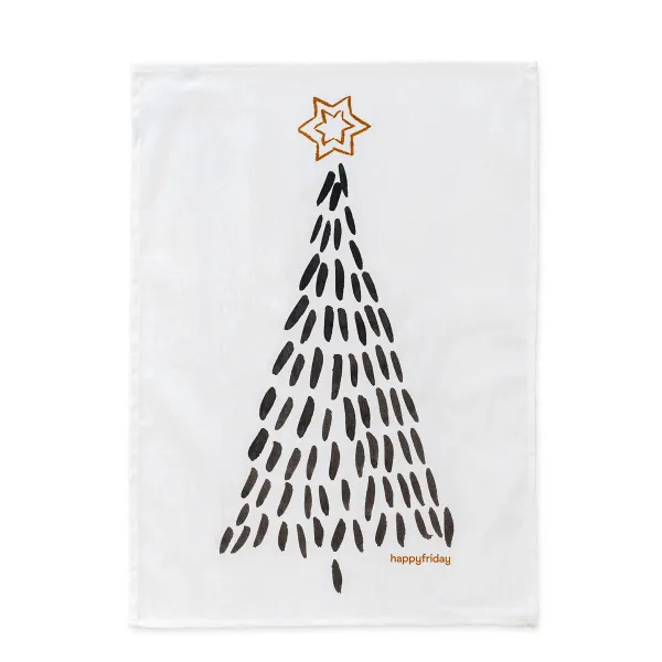 Keittiöliina HappyFriday Xmas Gold Monivärinen 70 x 50 cm (2 osaa)