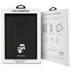 Karl Lagerfeld Book Cover Saffiano Magnetic Karl & Choupette - Case iPad Air 11” M3 (2025) / iPad Air 11” M2 (2024) (black)