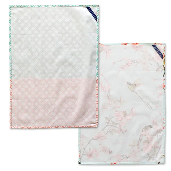 Virtuves Dvielis HappyFriday Chinoiserie Daudzkrāsains 70 x 50 cm (2 gb.)