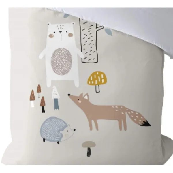 Pussilakana Kids&Cotton Kenai Big Monivärinen 180 x 220 cm