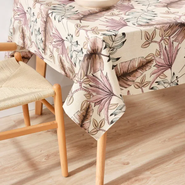 Pöytäliina Belum 0120-314 Beige 100 x 80 cm Gėlės