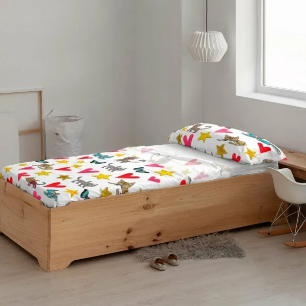 Antklodės užvalkalas be užpildo Decolores Gatets de Anna Llenas Spalvotas