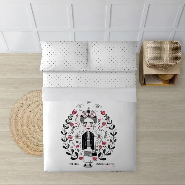Antklodės užvalkalas be užpildo Decolores Pinto Frida de Mundopiruuu Spalvotas