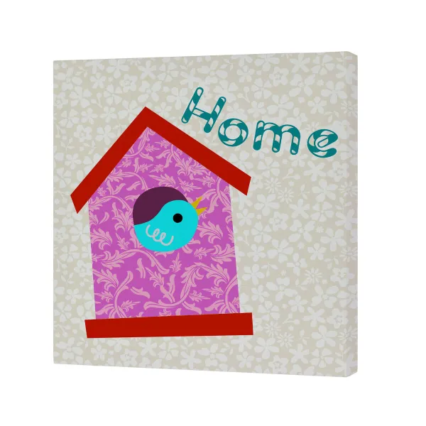 Drobė HappyFriday Moshi Moshi House Spalvotas 27 x 27 cm