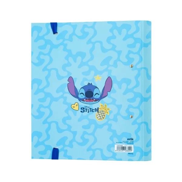 Disney Stitch - A4 binder from the Tropical collection (2 rings, elastic band)