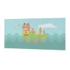 Drobė HappyFriday Happynois World map Spalvotas 27 x 54 cm