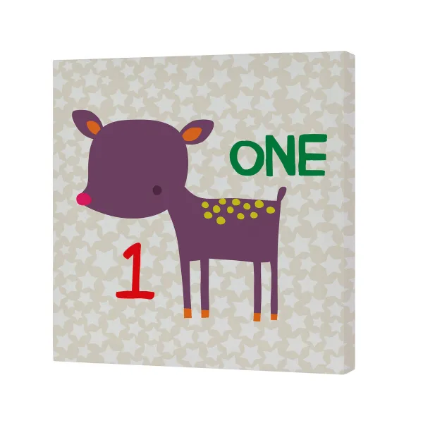 Drobė HappyFriday Baleno teen Forest friends Spalvotas 27 x 27 cm