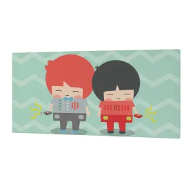 Drobė HappyFriday Happynois Beep Spalvotas 27 x 54 cm