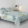 Top sheet HappyFriday Blanc Foliage Mint Multicolour 210 x 270 cm