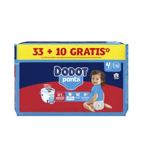 Kertakäyttövaipat Dodot Pants (43 osaa)