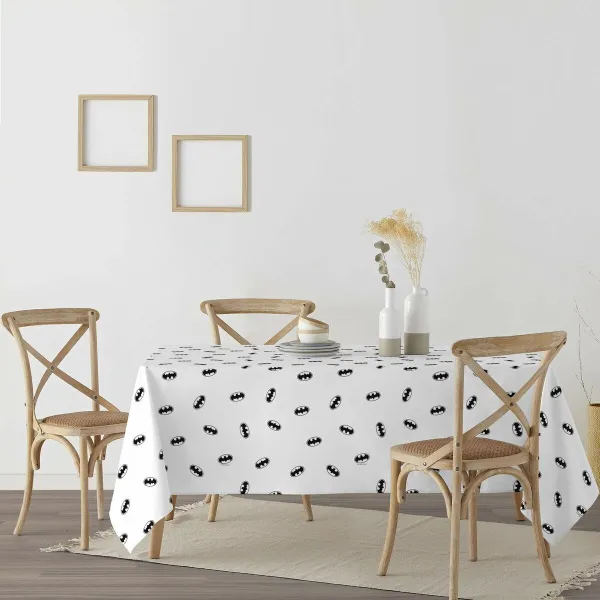 Dėmėms atspari staltiesė Belum Batman White Spalvotas 250 x 150 cm
