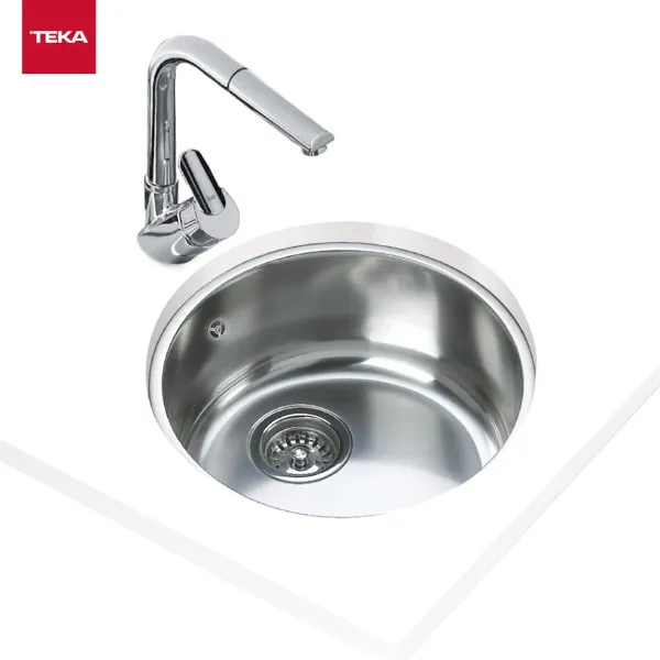 Sink with One Basin Teka BE039 5006 Silver