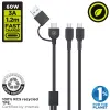 USB-C Kabelis Muvit for Change Melns
