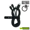 USB-C Kabelis Muvit for Change Melns
